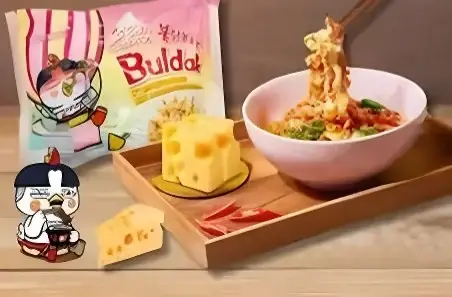 Buldak Cream Carbonara Kova Noodle | Acılı Kore Ramen