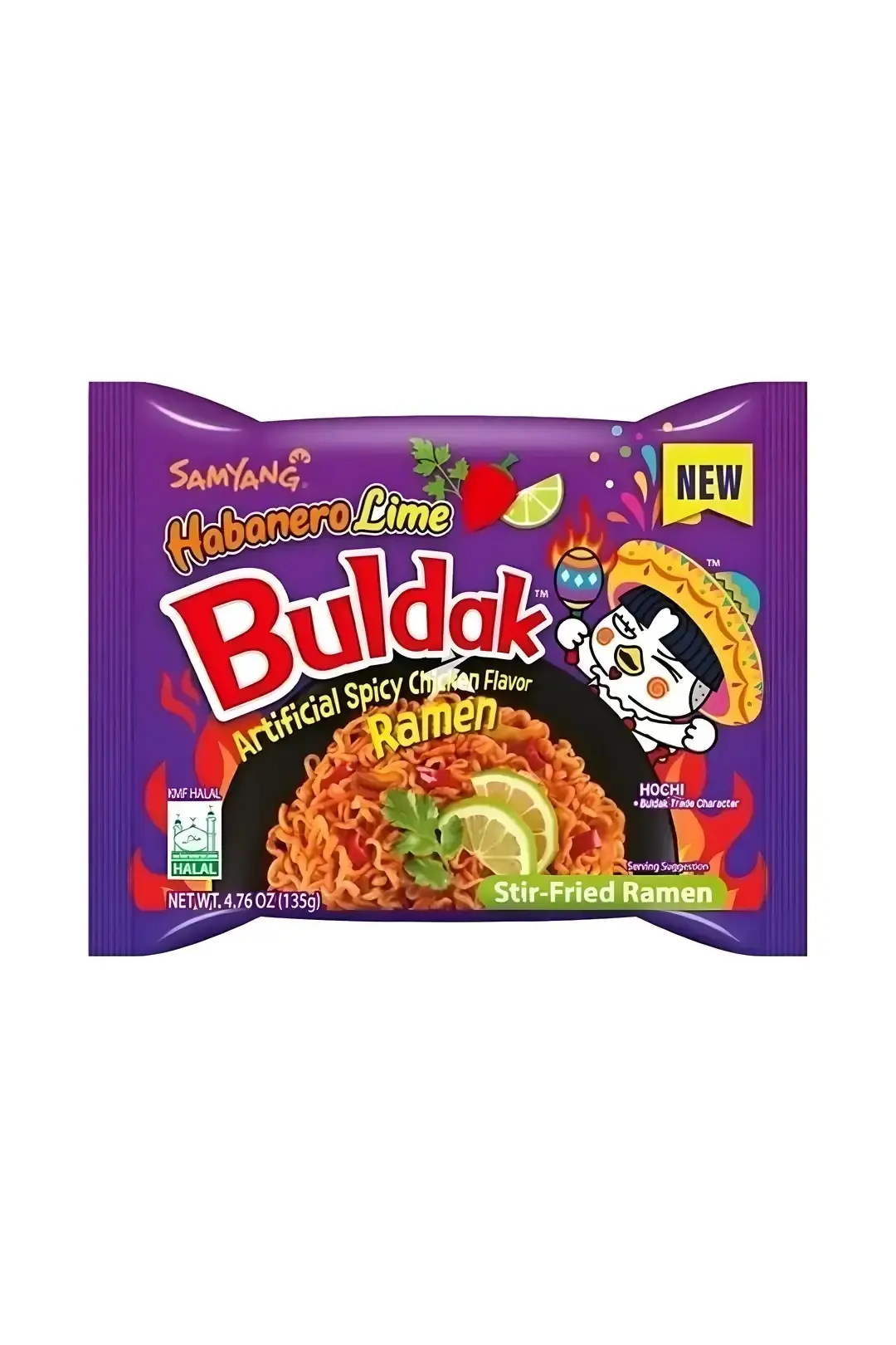 Buldak Habanero Lime