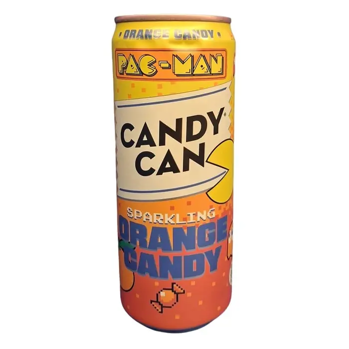Candy Can Pac-Man Sparkling Orange Candy ​