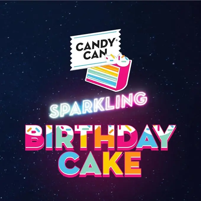 Candy Can Sparkling Birthday Cake Aromalı Gazlı İçecek 330ml - Şekersiz