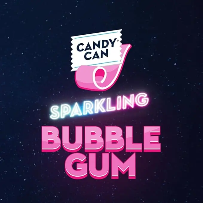 Candy Can Sparkling Bubble Gum