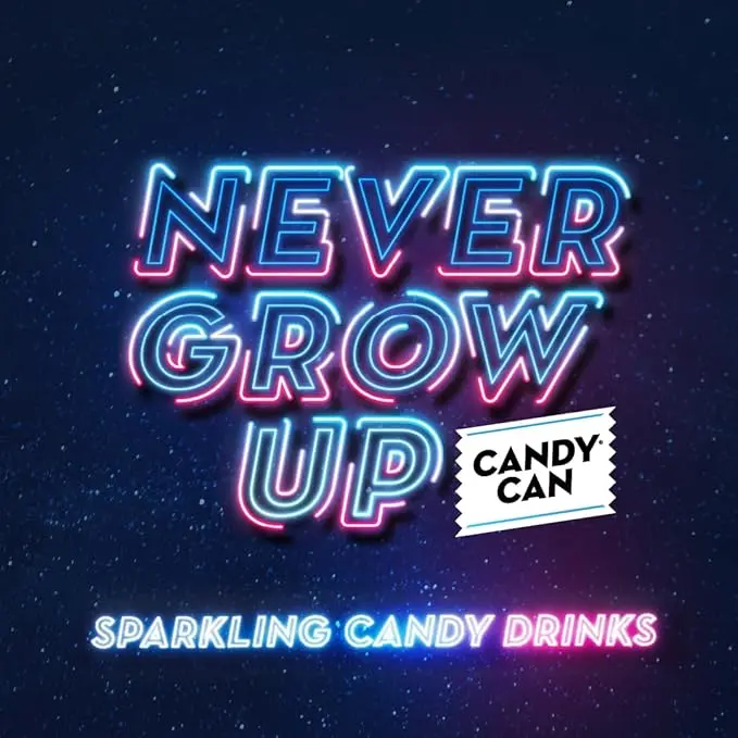 Candy Can Sparkling Bubble Gum