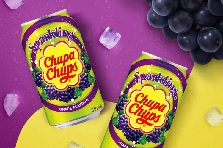 Chupa Chups Sparkling Grape (Üzüm) Aromalı Gazlı İçecek 345ml