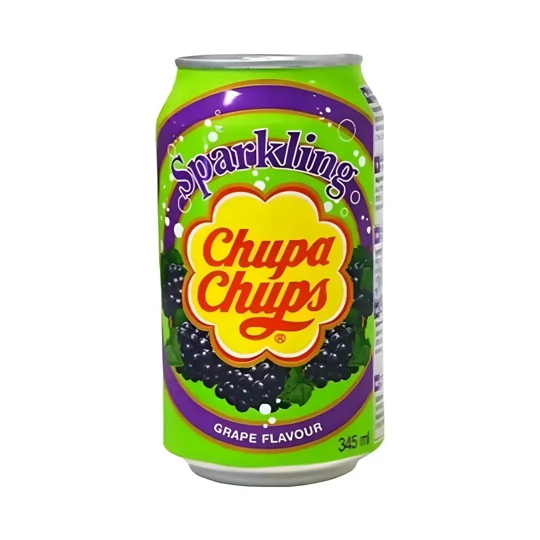 Chupa Chups Sparkling Grape (Üzüm) Aromalı Gazlı İçecek 345ml