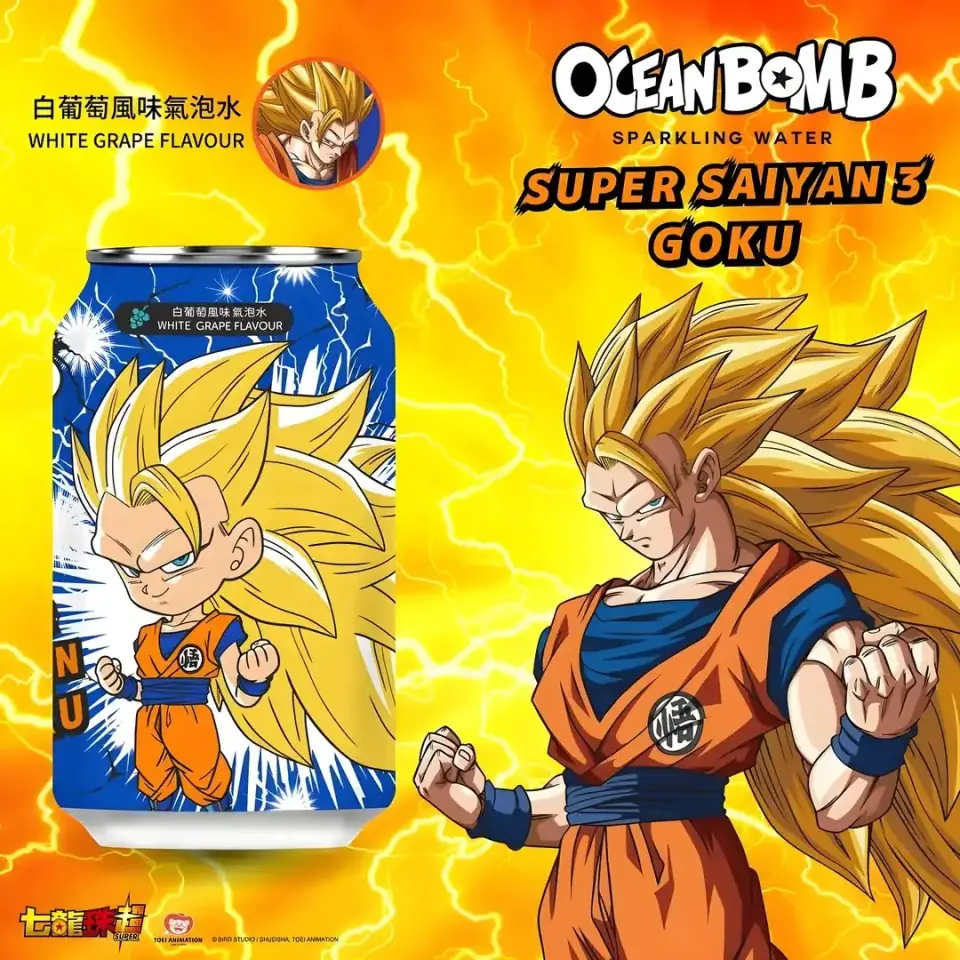 Dragon Ball Z Goku White Grape Gazoz 330 ml.