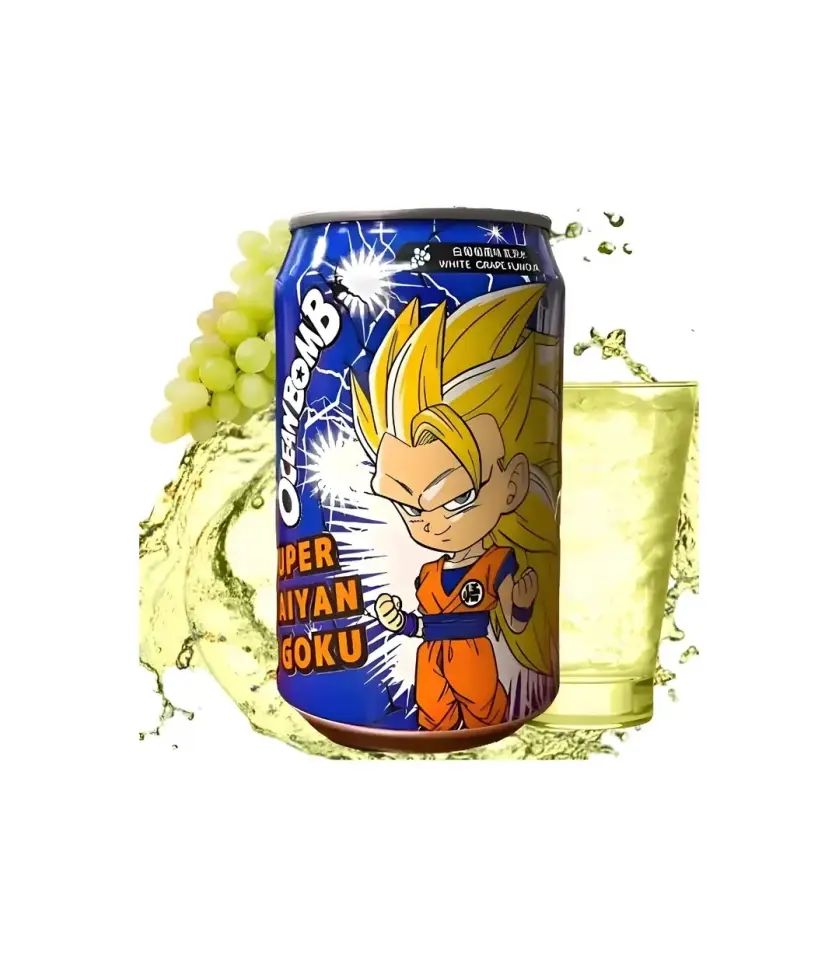 Dragon Ball Z Goku White Grape Gazoz 330 ml.
