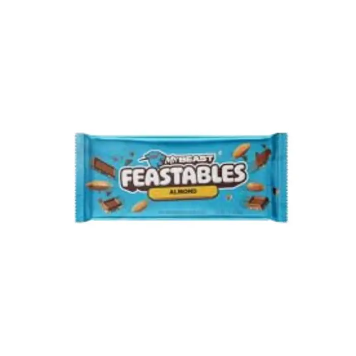 Mr. Beast Feastables Bademli Çikolata 60 Gr