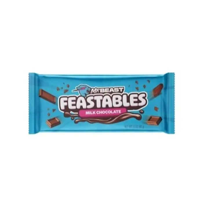Mr. Beast Feastables Milk Chocolate Bar 60 Gr