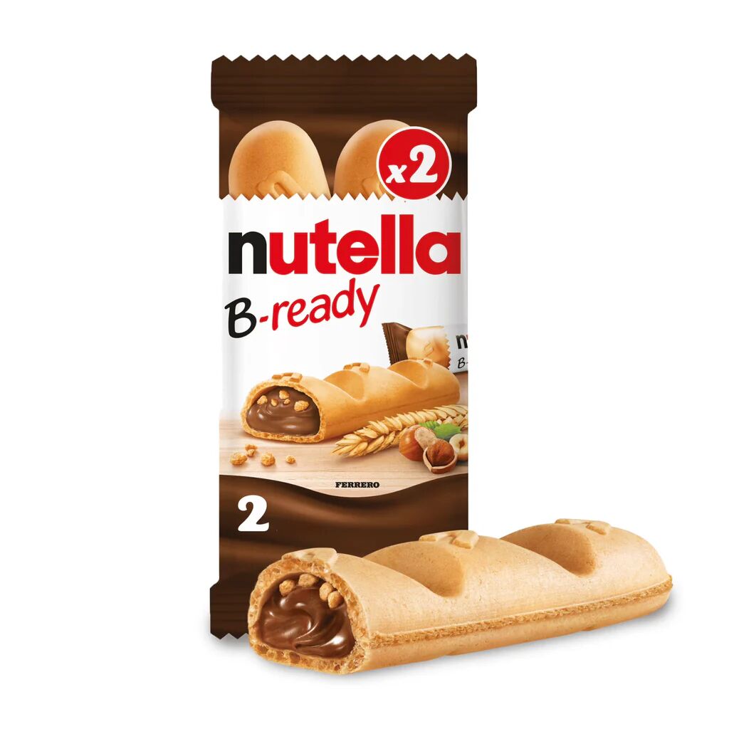 Nutella B-ready 2’li 22 g | İthal Çikolatalı Gofret