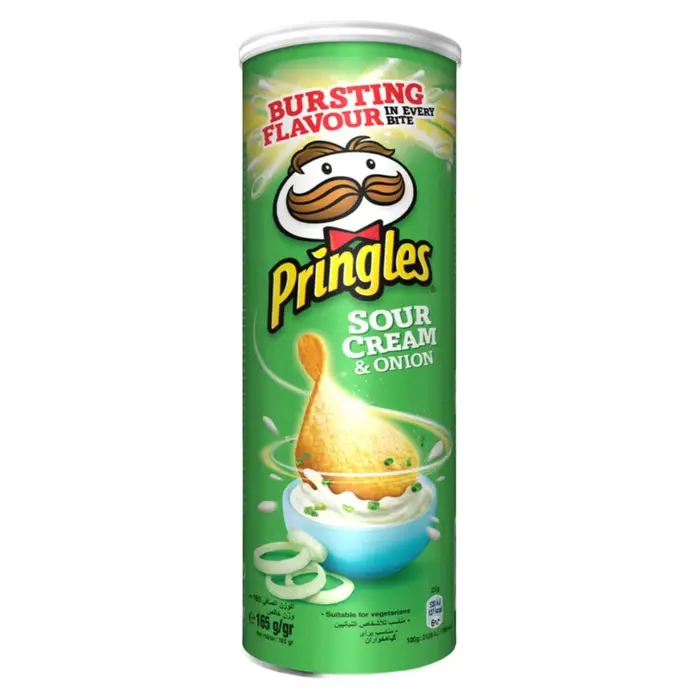 Pringles Sour Cream & Onion 165 Gr