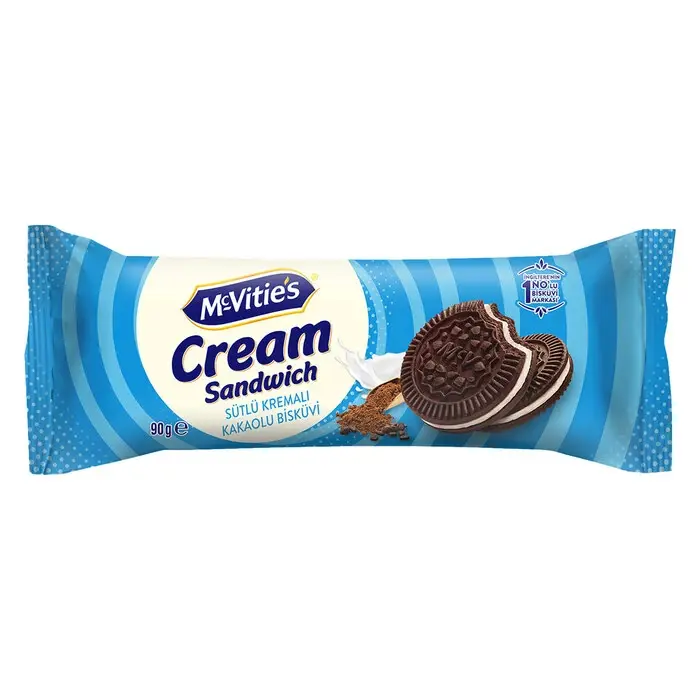Sütlü Kakaolu Kremalı Bisküvi 90 Gr
