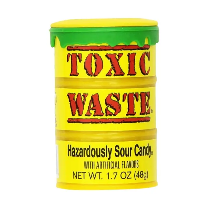 Toxic Waste Hazardously Sour Candy 42 Gr