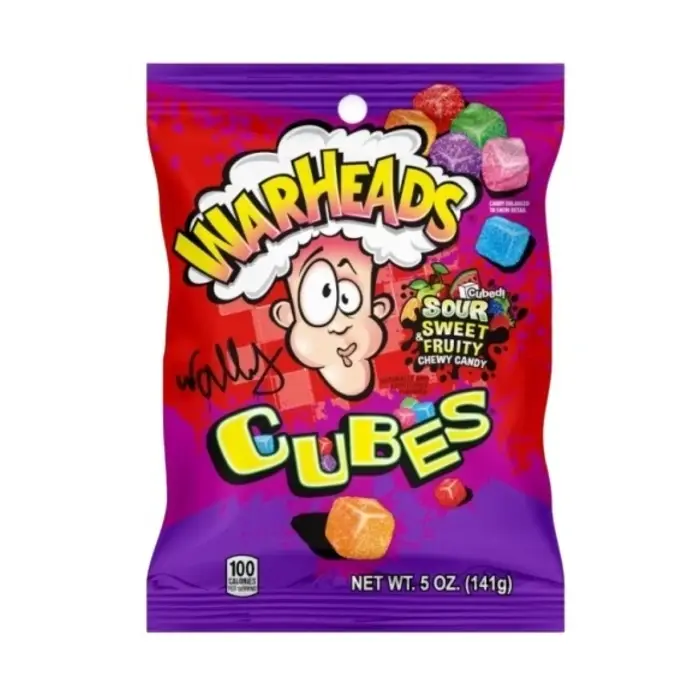Warheads Cubes Sour Chewy Candy 141 Gr