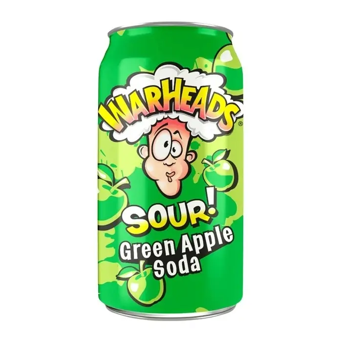 Warheads Sour Green Apple Soda 330 Ml