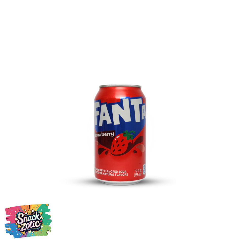 Fanta Strawberry Çilek Aromalı Gazlı İçecek 330 ml