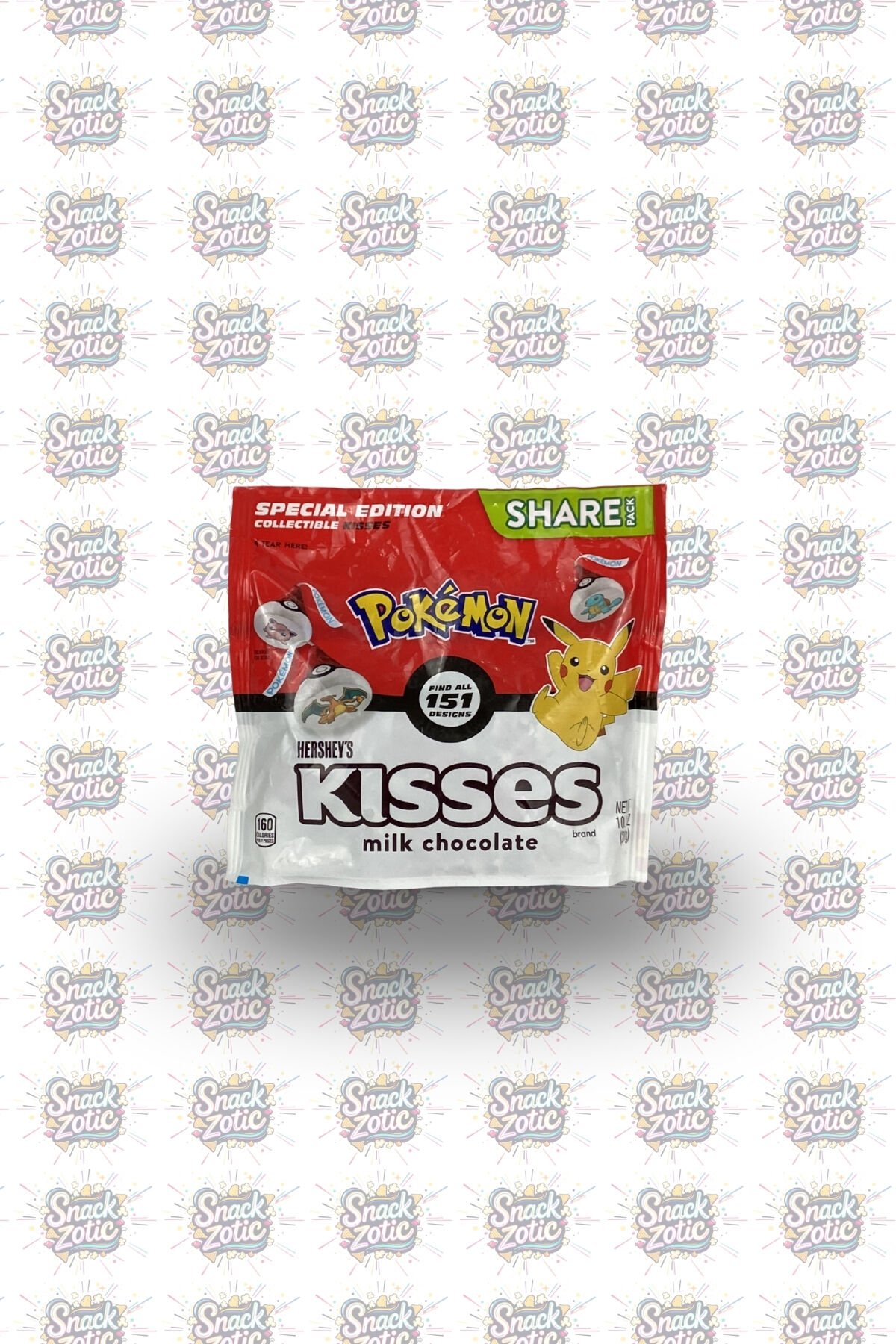 Hershey's Kısses Milk Chocolate Pokemon