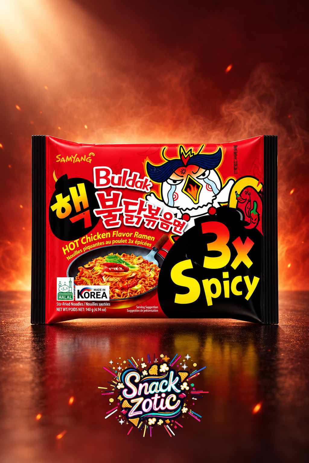 Samyang Buldak 3x Spicy Hot Chicken Ramen