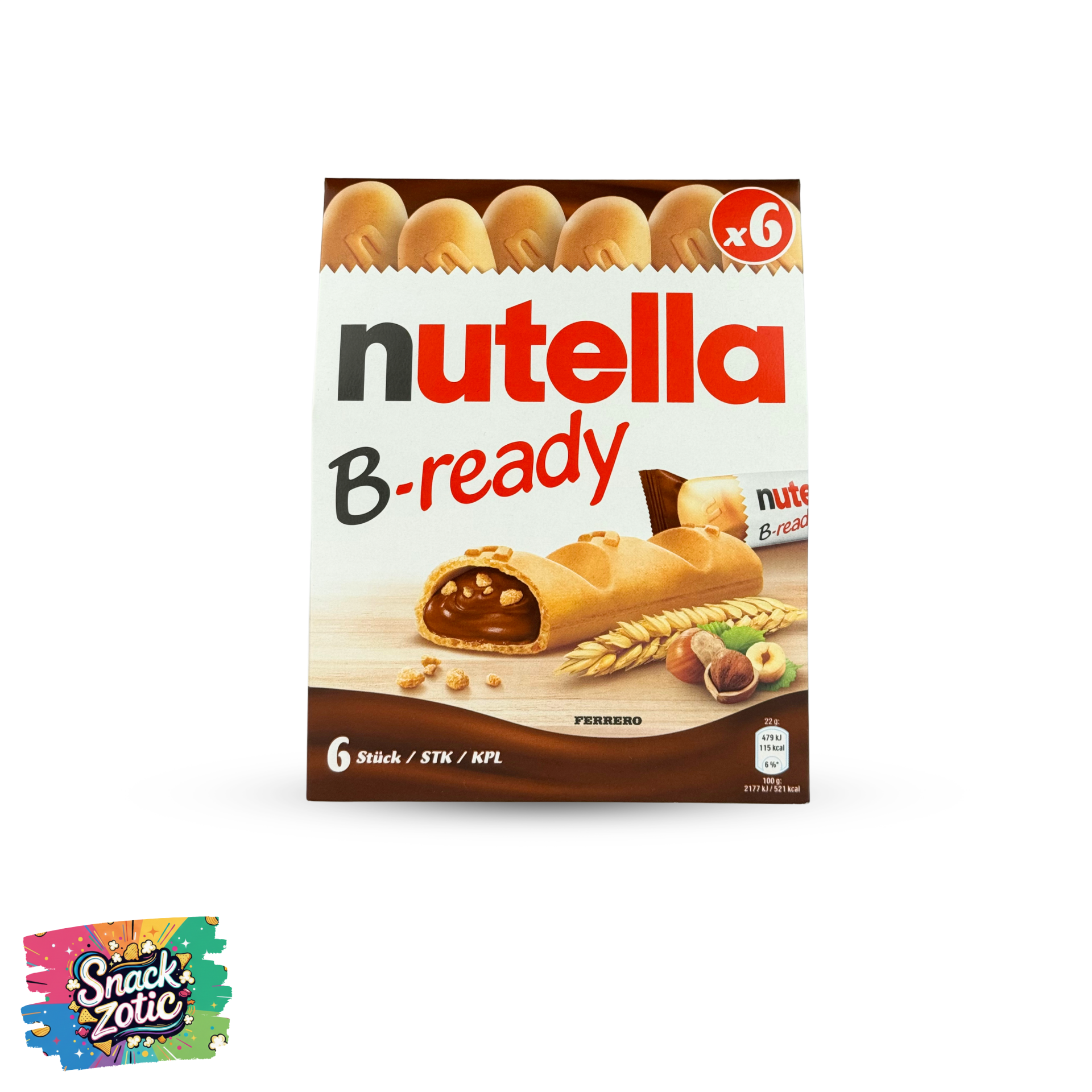Nutella B-Ready Fındık Kremalı Gofret 132 g