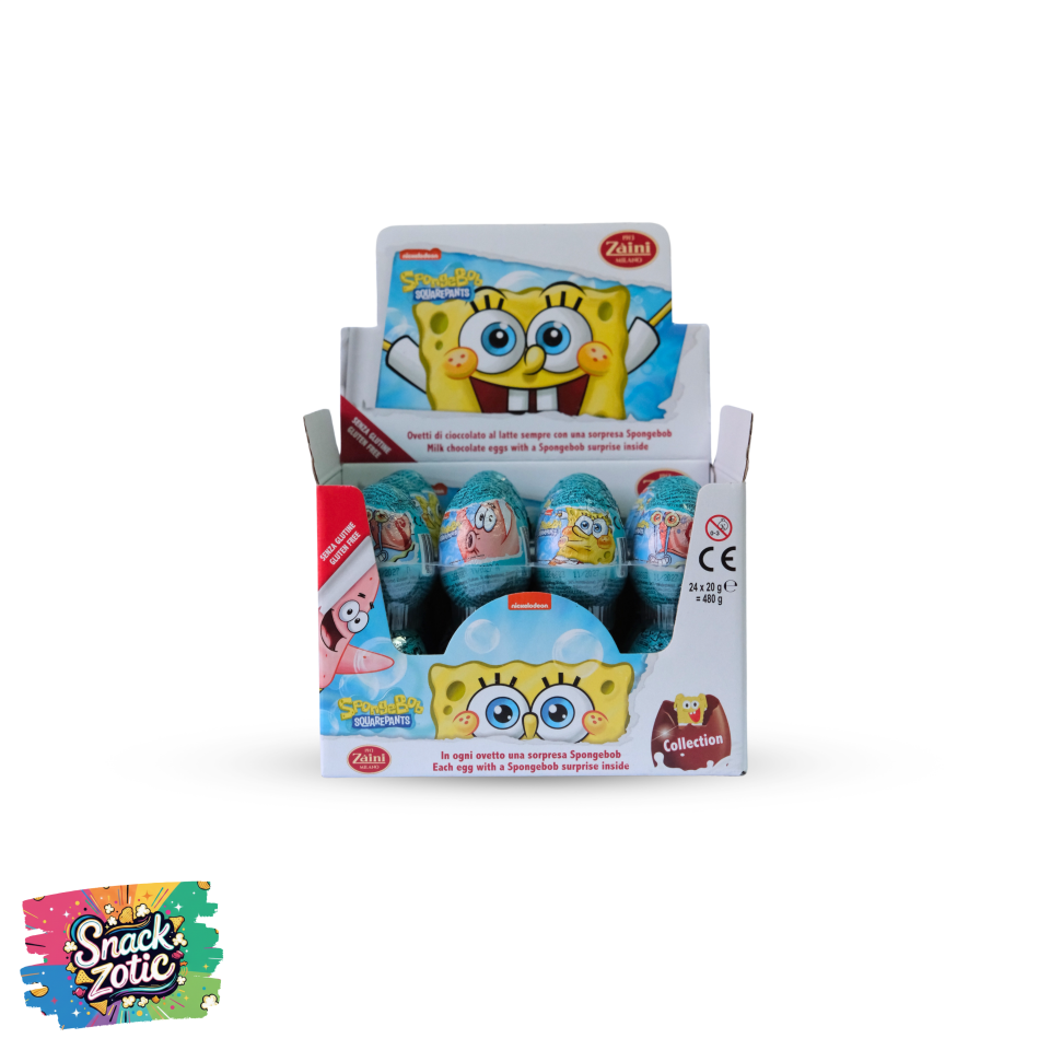 Zaini Spongebob Sürpriz Yumurta Glutensiz 20 g