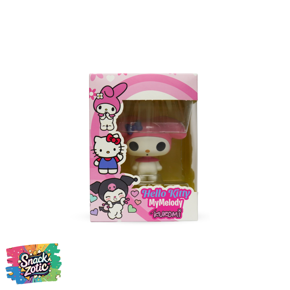 Hello Kitty MyMelody Kuromi - Şapkalı Pembe