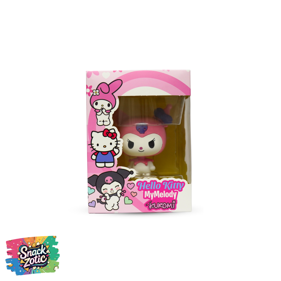 Hello Kitty MyMelody Kuromi - Kuru Kafalı Pembe