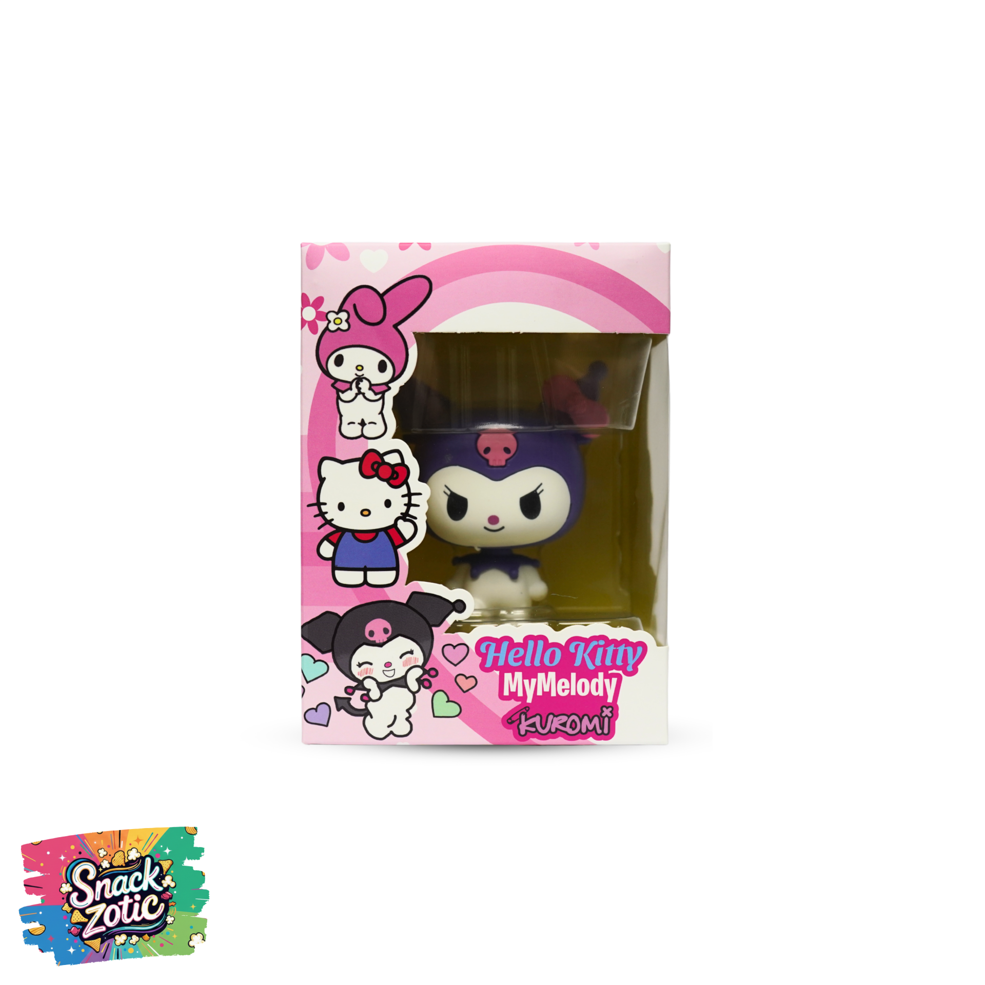 Hello Kitty MyMelody Kuromi - Kuru Kafalı Mor