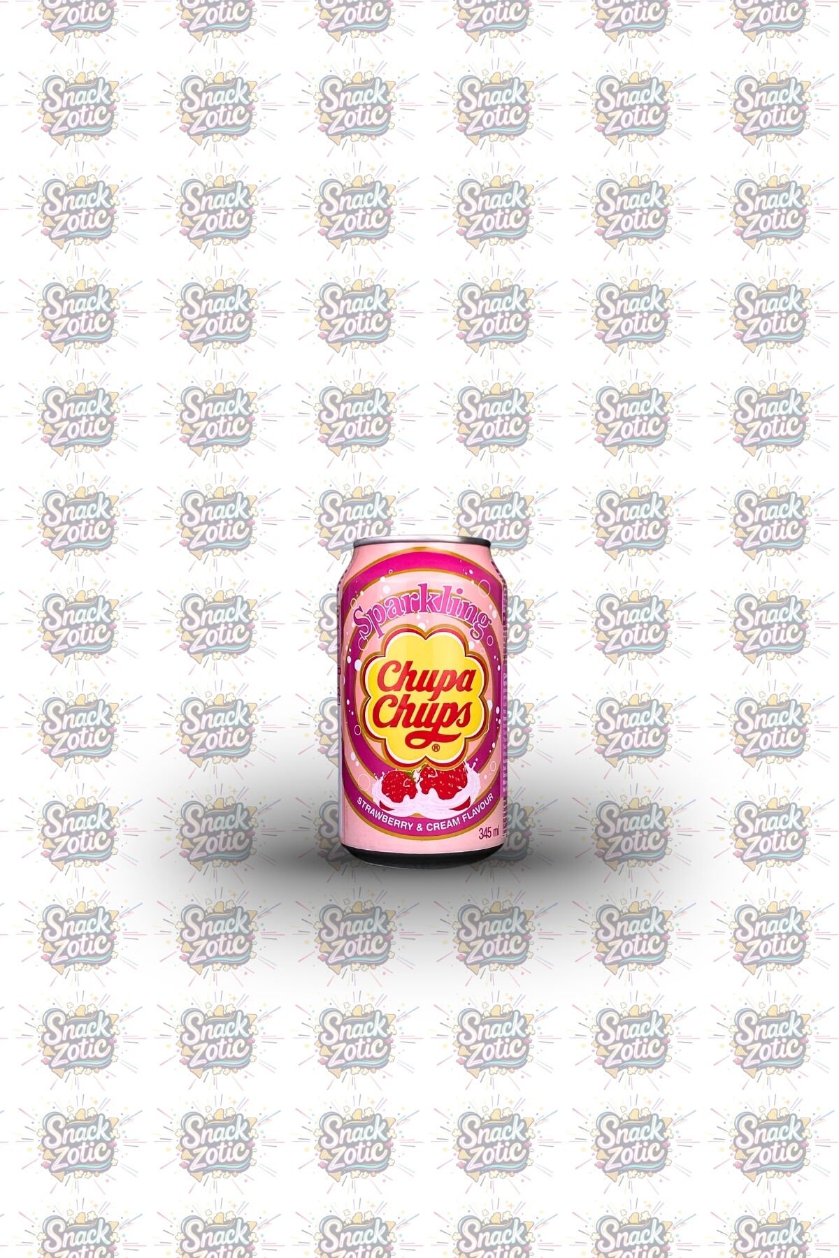 Chupa Chups Sparkling Strawberry Cream 340 ml