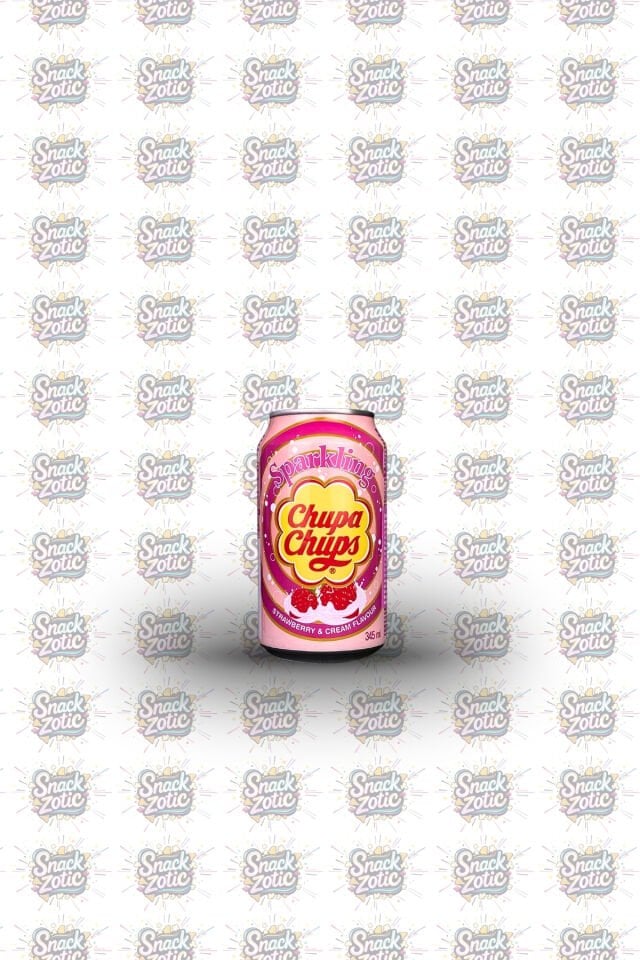 Chupa Chups Sparkling Strawberry & Cream