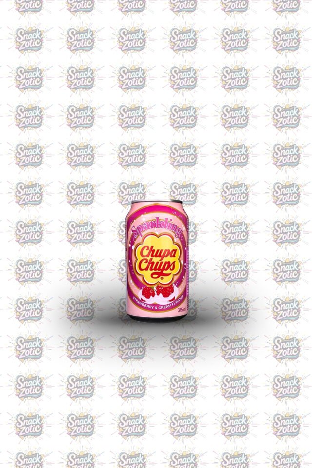 Chupa Chups Sparkling Strawberry Cream 340 ml