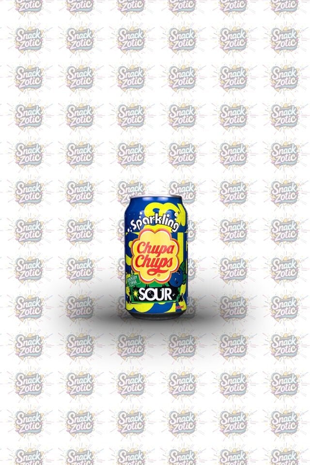 Chupa Chups Sparkling Sour Blueberry 340 ml
