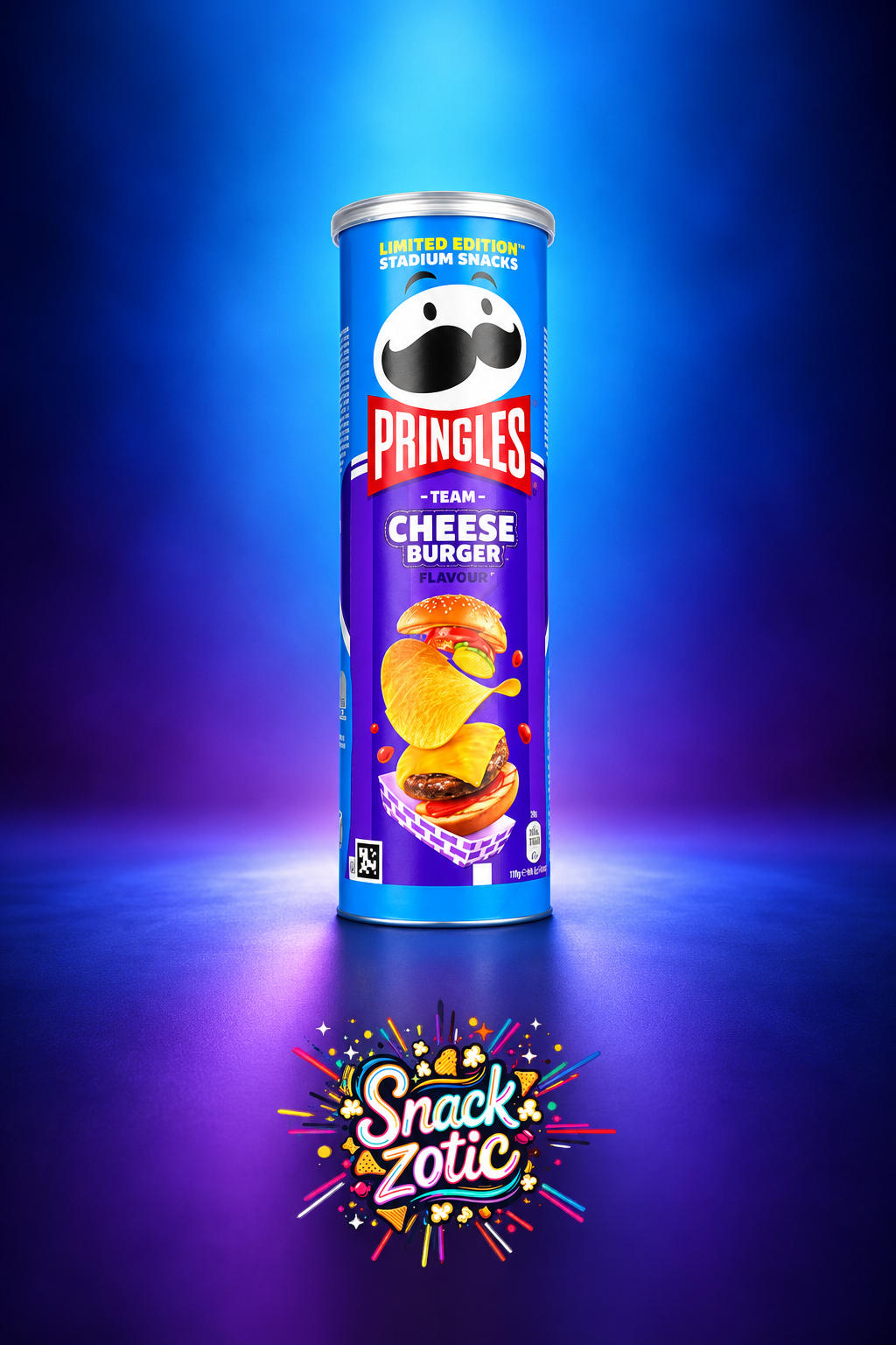 Pringles Team Cheese Burger Potato Crisps