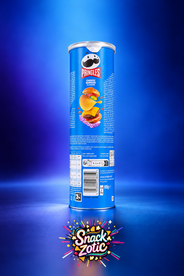 Pringles Team Cheese Burger Potato Crisps