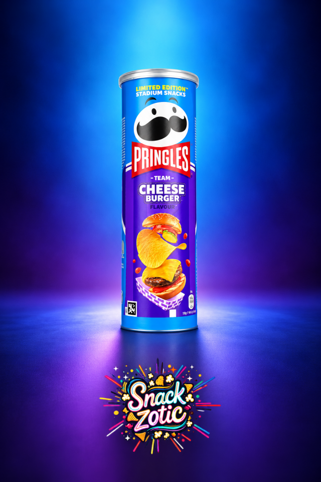 Pringles Team Cheese Burger Potato Crisps