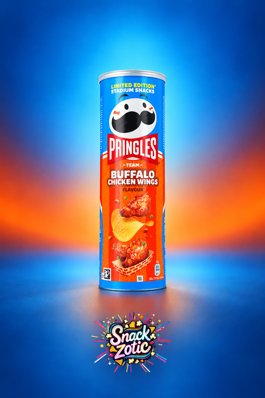 Pringles Team Buffalo Chicken Wings Potato Crisps