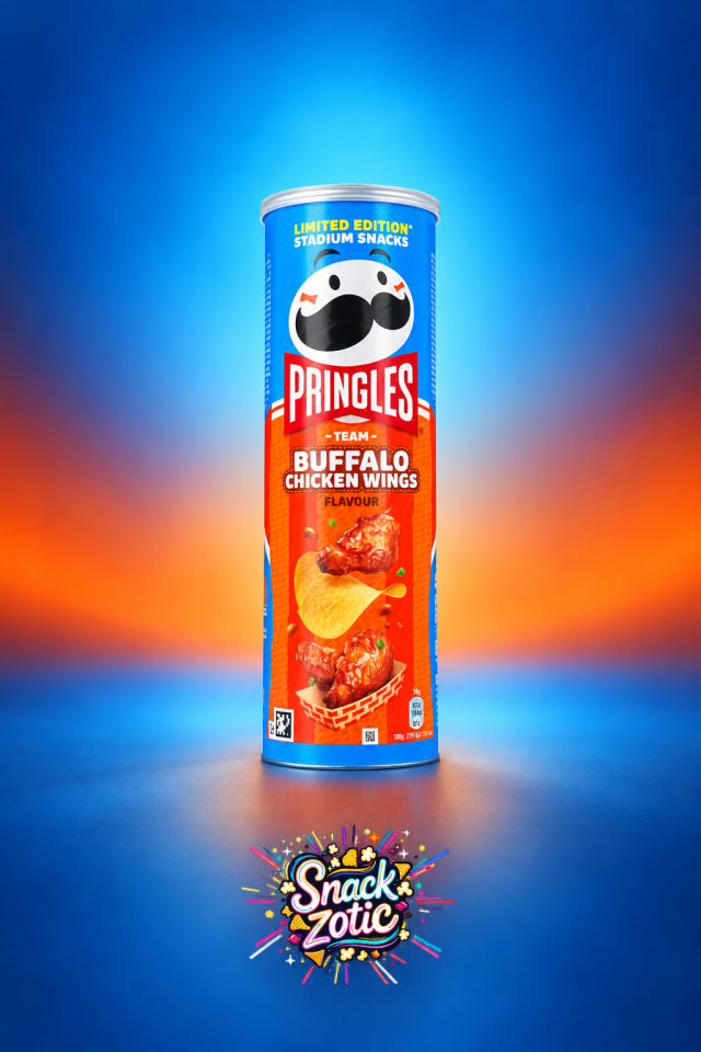 Pringles Team Buffalo Chicken Wings Potato Crisps