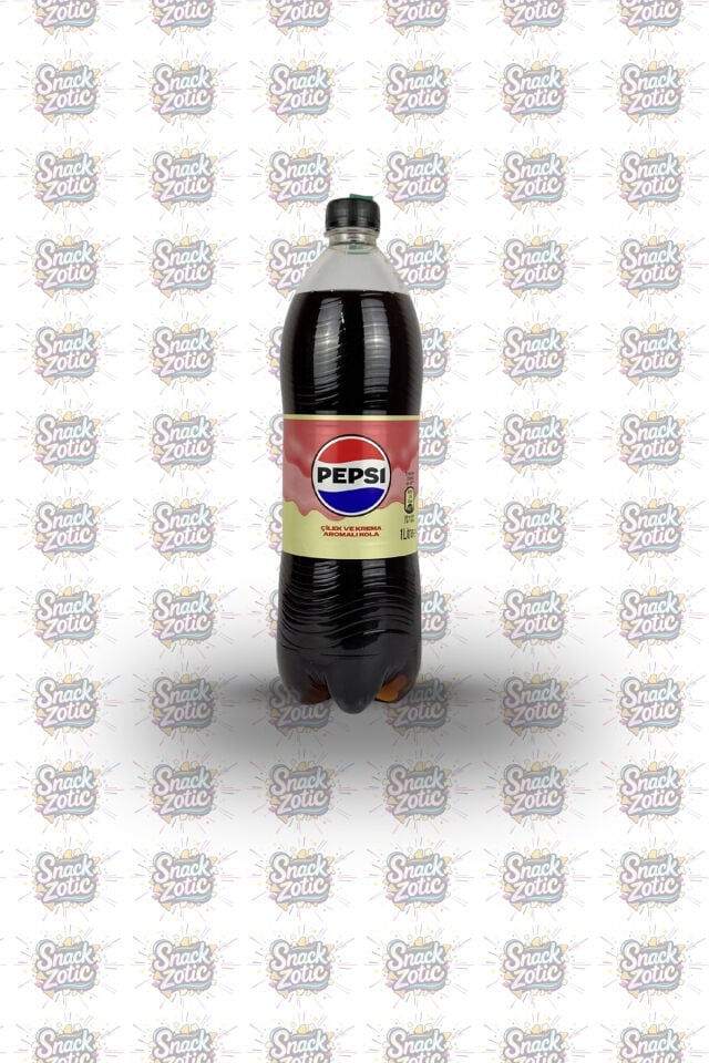 Pepsi Çilek ve Krema Aromalı Kola(1 Litre)