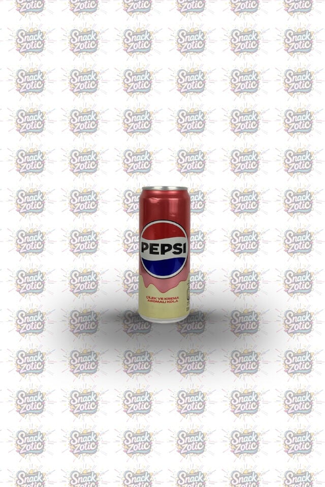 Pepsi Çilek ve Krema Aromalı Kola (Kutu)