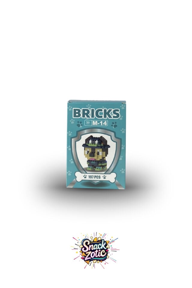 Bricks M-14 Paw Patrol Chase Temalı Mini Blok Seti