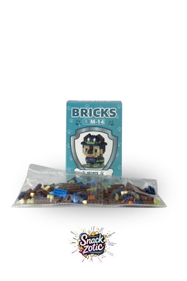 Bricks M-14 Paw Patrol Chase Temalı Mini Blok Seti
