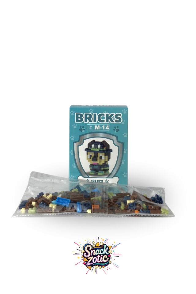 Bricks M-14 Paw Patrol Chase Temalı Mini Blok Seti