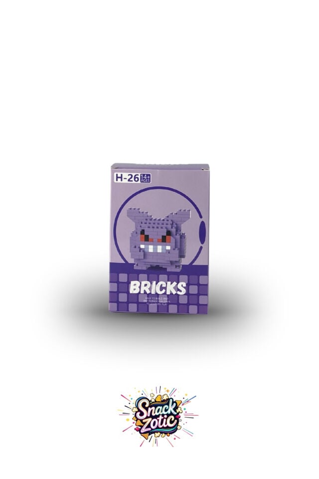 Bricks H-26 Pokemon Gengar Temalı Mini Blok Seti