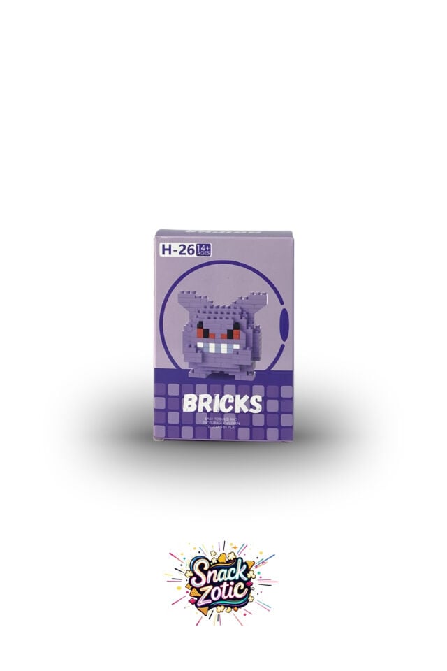 ricks H-26 Pokemon Gengar Temalı Mini Blok Seti