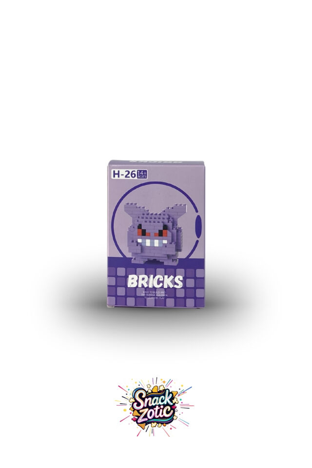 Bricks H-26 Pokemon Gengar Temalı Mini Blok Seti