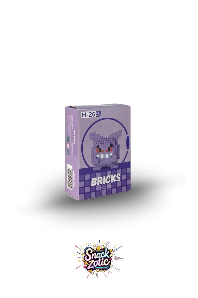 Bricks H-26 Pokemon Gengar Temalı Mini Blok Seti