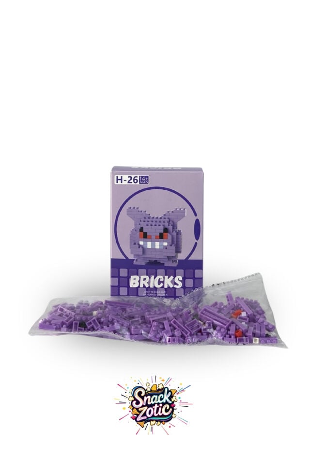 Bricks H-26 Pokemon Gengar Temalı Mini Blok Seti