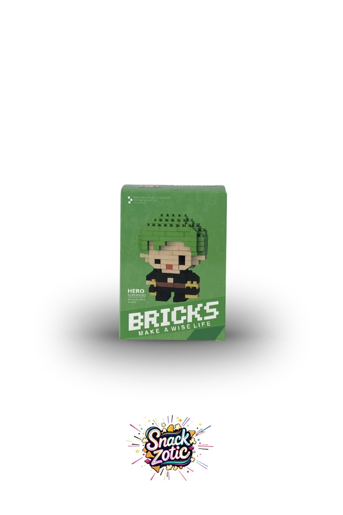 Bricks Hero MZ-077 - One Piece Zoro Temalı Mini Blok Seti