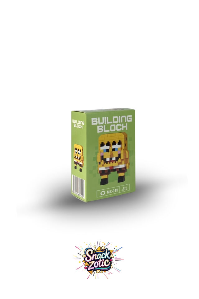 Building Block MZ-018 Sünger Bob Temalı Mini Blok Seti