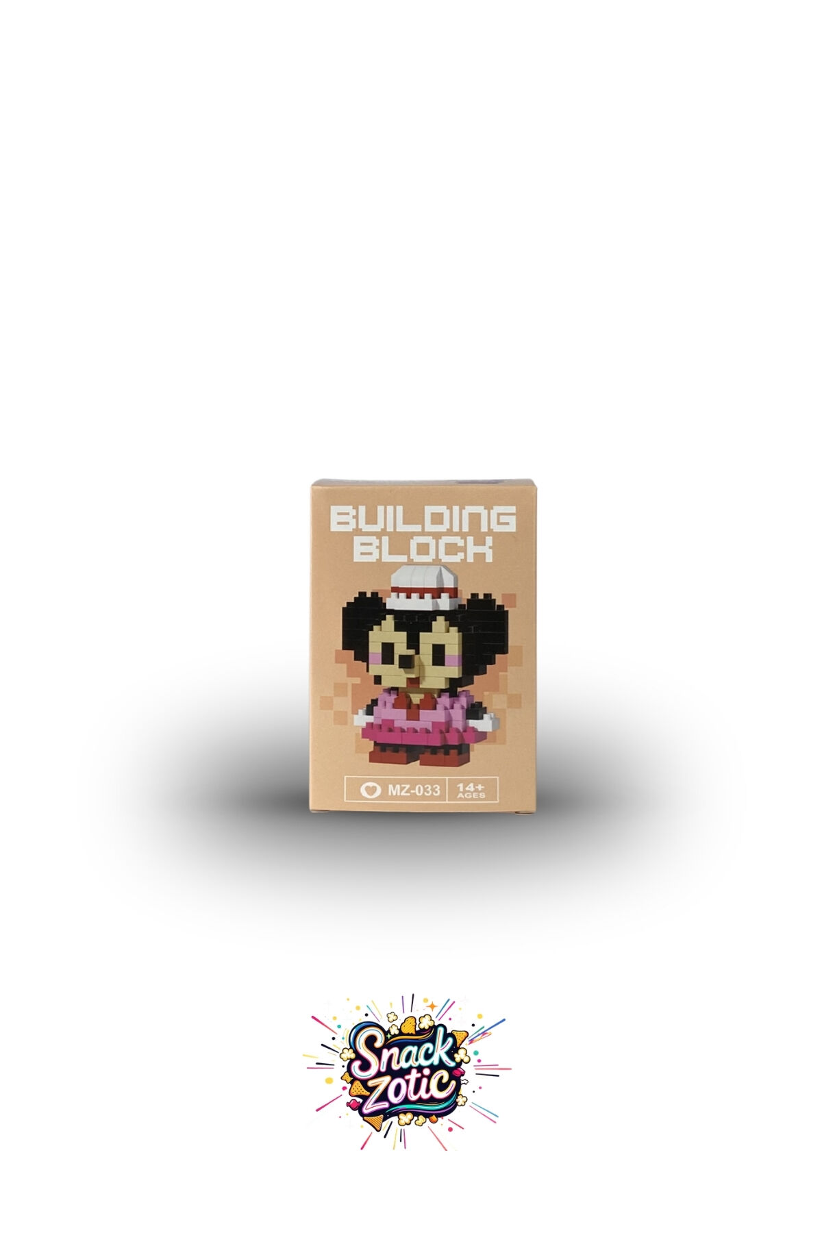 Building Block MZ-033 Minnie Mouse Temalı Mini Blok Seti