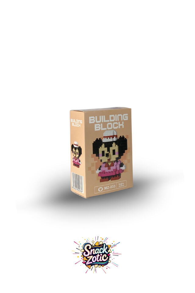 Building Block MZ-033 Minnie Mouse Temalı Mini Blok Seti