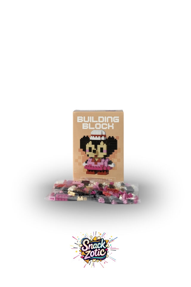 Building Block MZ-033 Minnie Mouse Temalı Mini Blok Seti